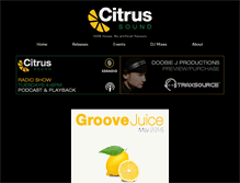 Tablet Screenshot of citrussound.co.uk